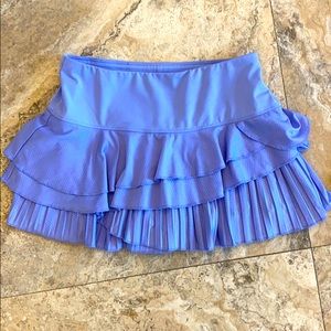 Lilac lucky in love tennis skirt